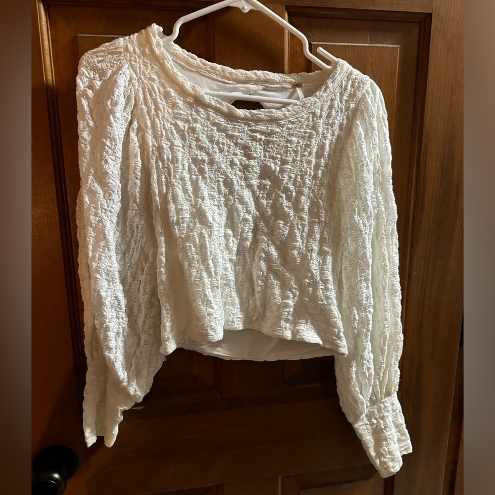 Free People White Top